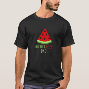 T-shirt Drôle Dans Un Melon Papa Fruit Eau D'Été Melon