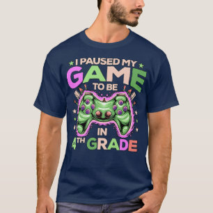 T-shirt Drôle de 4e année Retour à l'école Quatrième année