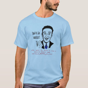 T-shirt drôle de base de données principale de S