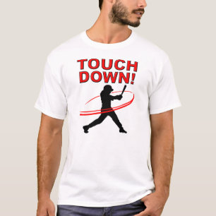 T-shirt drôle de baseball Touchdown