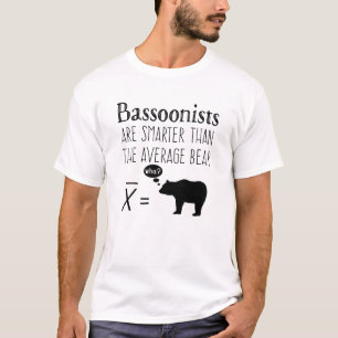 T-shirt drôle de basson - ours moyen