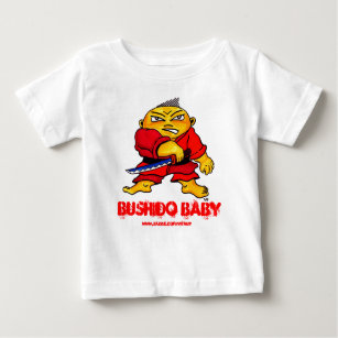 T-shirt drôle de bébé de Bushido