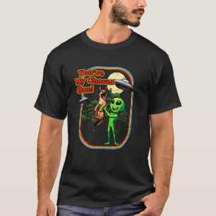T-shirt Drôle de berger allemand Alien Vous êtes l'élu UFO