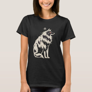 T-shirt Drôle de berger belge Malinois Husky Tribal Anima