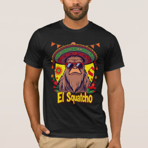 T-shirt Drôle de Bigfoot Cinco de Mayo Sombrero El Squatch