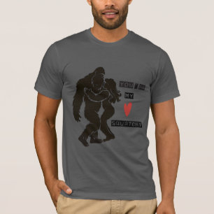 T-shirt Drôle de BigFoot “Tu es mon Squatchy” Couple roman