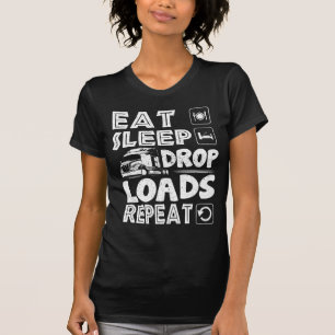 T-shirt drôle de blague de chauffeur de camion dis