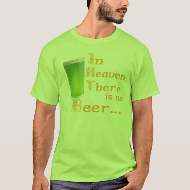 T-Shirt drôle de boisson irlandaise (Devant)