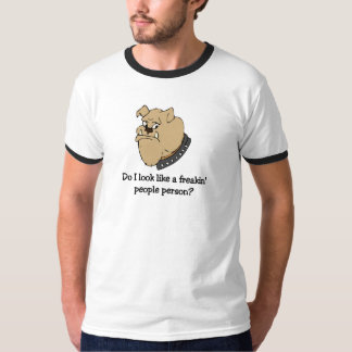 T-shirt drôle de bouledogue