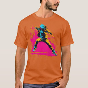 T-shirt drôle de breakdancer inspiré des années 90