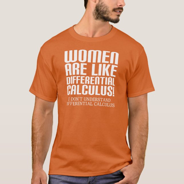 T-Shirt drôle de calcul différentiel des femmes (Devant)
