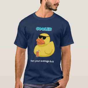 T-shirt drôle de canard plus cool que la moyenne