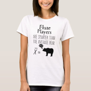 T-shirt drôle de cannelure - ours moyen