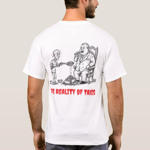 T-Shirt drôle de caricature politique anti-impôt
