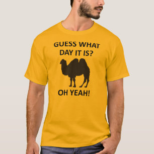 T-Shirt drôle de chameau de jour de bosse