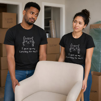 T-shirt drôle de chat de Caturday