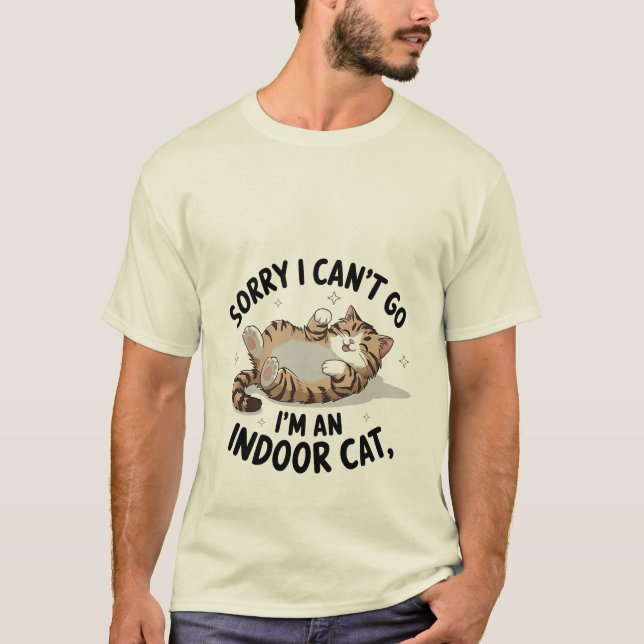 T-shirt Drôle de chat d'intérieur " Relatable Sassy Kitten (Devant)
