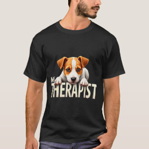 T-shirt Drôle de chiot Jrt mon Therast Jack Russell Terrie