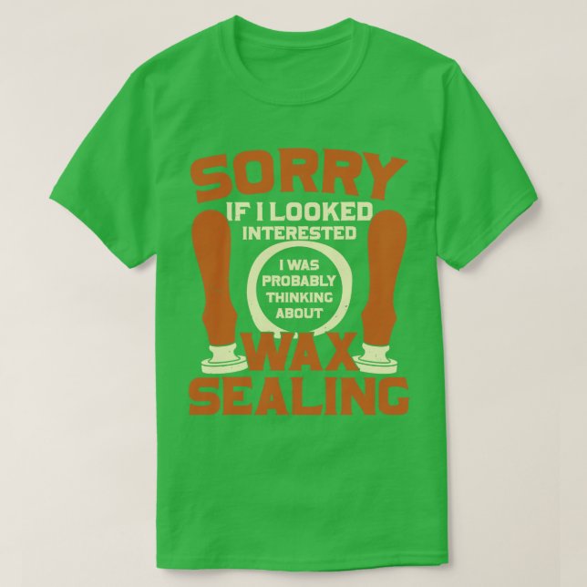 T-shirt Drôle de cire Sealing Lover cadeau (Design devant)