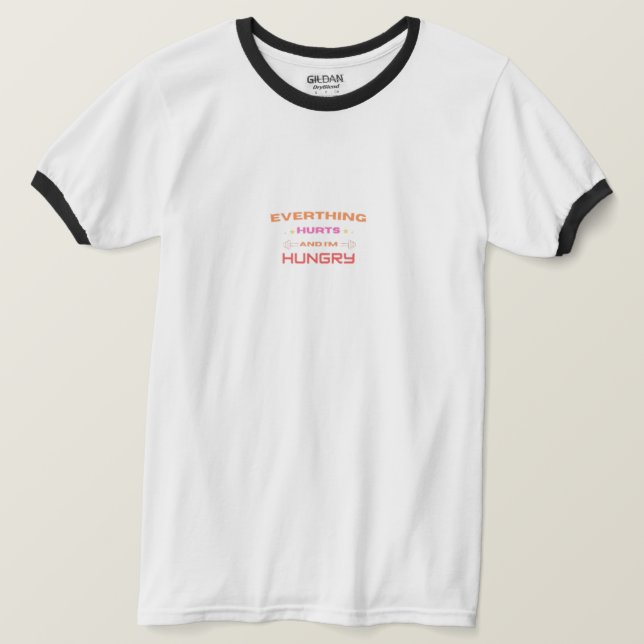 T-shirt drôle de citation de sport (Design devant)