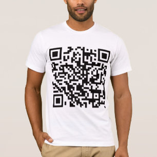 T-shirt drôle de code du petit pain QR de Rick