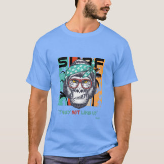 T-shirt drôle de conception Ils ne nous aiment pas