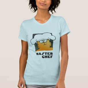T-shirt drôle de cuisinier de bande dessinée du
