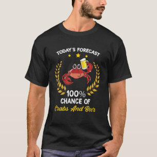 T-shirt Drôle de dire les prévisions d'aujourd'hui 100% 