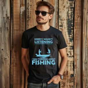 T-shirt Drôle de dire sur la pêche