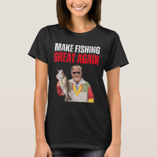 T-shirt Drôle de Donald Trump Faire la pêche grande à nouv
