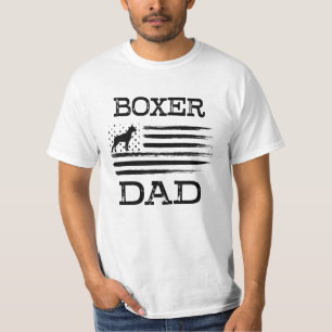 T-shirt drôle de drapeau de papa de chien de