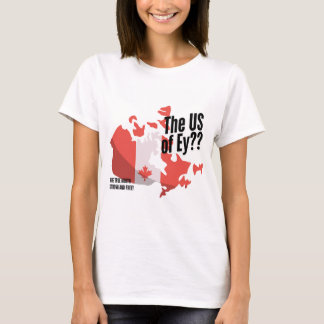 T-shirt drôle de fierté canadienne. Carte du Canad