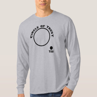 T-shirt drôle de film, cercle de confiance
