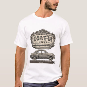 T-shirt Drôle de film de Drive-In