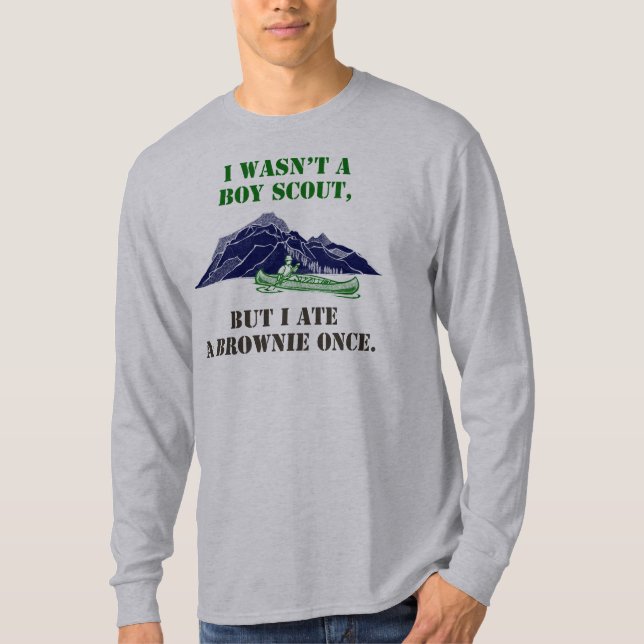 T-shirt drôle de film, je n'étais pas un scout de (Devant)