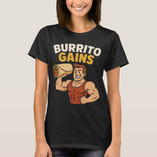 T-shirt drôle de fitness pour femmes « Cute Burrit