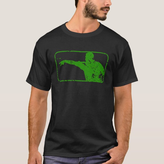 T-shirt Drôle de fléchettes pour les joueurs de fléchettes (Devant)
