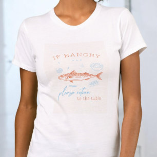 T-shirt drôle de foodie affamé - Cadeau d'humour d