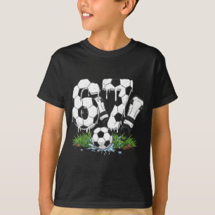 T-shirt Drôle de foot 67 Drip Numéro 67 Football
