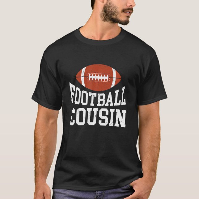 T-shirt Drôle de football américain Cousin Retro Sports Fo (Devant)