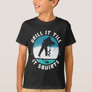 T-shirt Drôle de foret rude jusqu'à ce qu'il gicle Pêche s