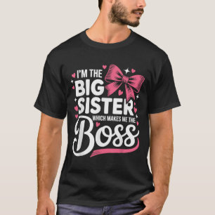 T-shirt Drôle de frère et sœur Je suis la grande sœur ce q