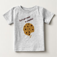 T-shirt drôle de gâteau aux pépites de chocolat