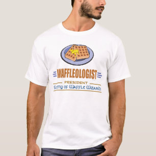 T-shirt Drôle de gaufres de petit-déjeuner