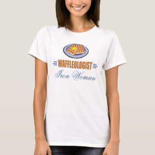 T-shirt Drôle de gaufres de petit-déjeuner