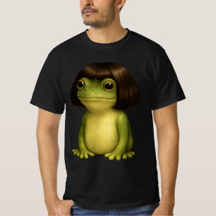T-shirt Drôle de grenouille Bob coupe de cheveux Mème pour