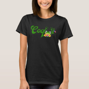 T-shirt Drôle de grenouille Coqui Drapeau portoricain Bori