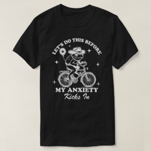 T-shirt drôle de grenouille - Crapaud cowboy à vél