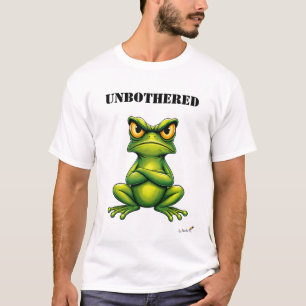 T-Shirt Drôle de Grenouille Grognon Impassible