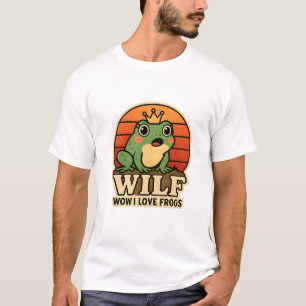 T-shirt drôle de grenouille – WILF Wow I Love Frog